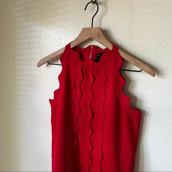 Ted Baker | Rianori Scalloped Trim Shift Dress - Picture 3 of 8